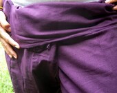 DeeP PurpLe  COTTON THAI Fisherman Wrap Pants PERFECT for All Size ......3/4 Length