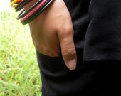 Black Cotton THAI Fisherman Wrap Pants PERFECT for All Size ......3/4 Length