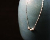 Thin Silver Necklace, Dainty Silver Necklace, Minimalist Jewelry, Simple Modern Silver Necklace, Small Dainty