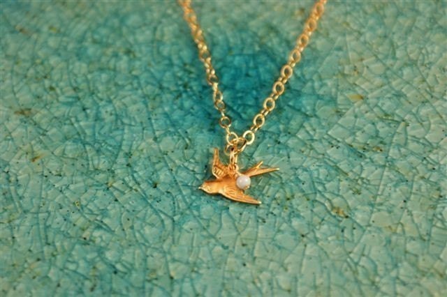 Gold Sparrow Necklace