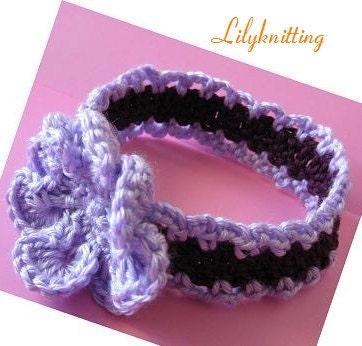 PATTERN in PDF Crocheted headband in all sizes from newborn o lady size -- Headband 18