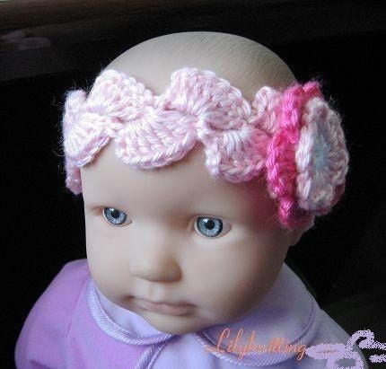 crochet baby headbands pattern