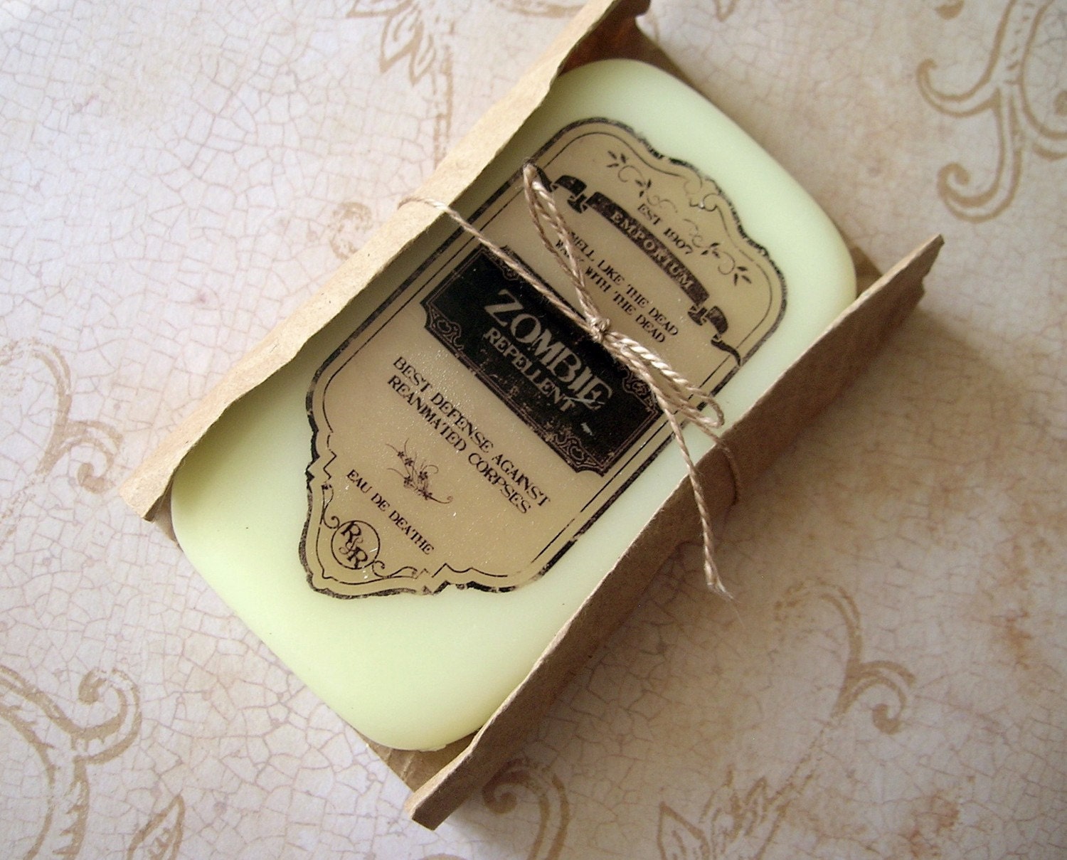 Zombie repellent soap
