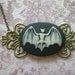 Filigree Bat necklace
