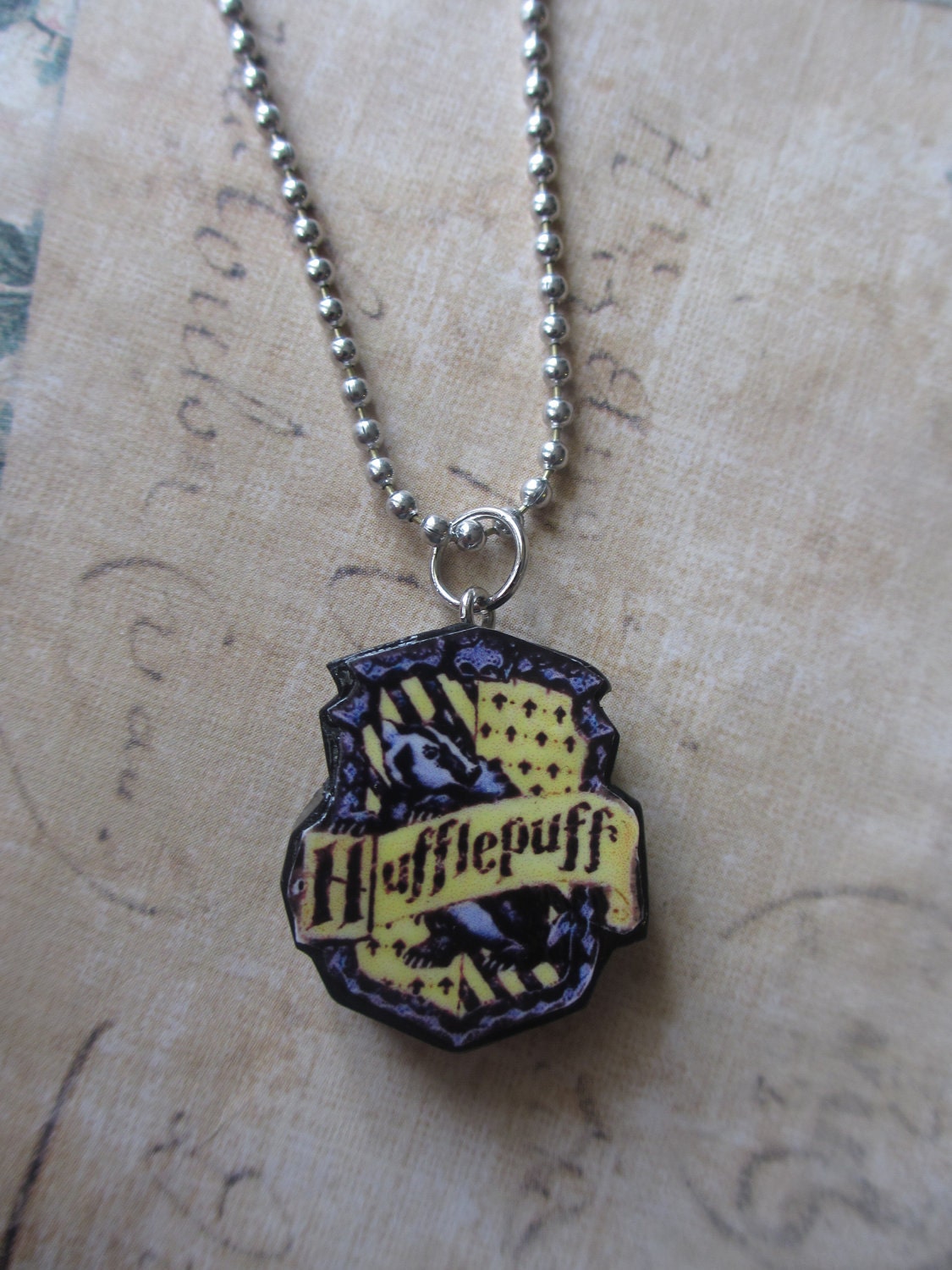 Harry Potter House necklace - Hufflepuff
