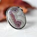 Silver ring - Sterling 925 - Agate - Pink - size 5,5