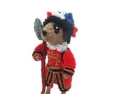 Meerkat Beefeater, Guard from Tower of London, Yeoman Warder, Queen Elizabeth, Crown Jewels, St Georges Day