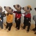 Meerkat Captain Archer, star trek meercat, startrek, enterprise, large 11 inch tall plush, Porthos the beagle dog, scifi