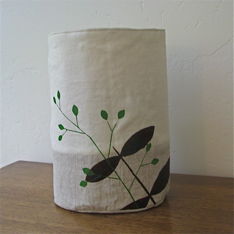 Linen Bucket - Apple and Chocolate