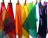 Mini Rainbow Playsilks-set of 8