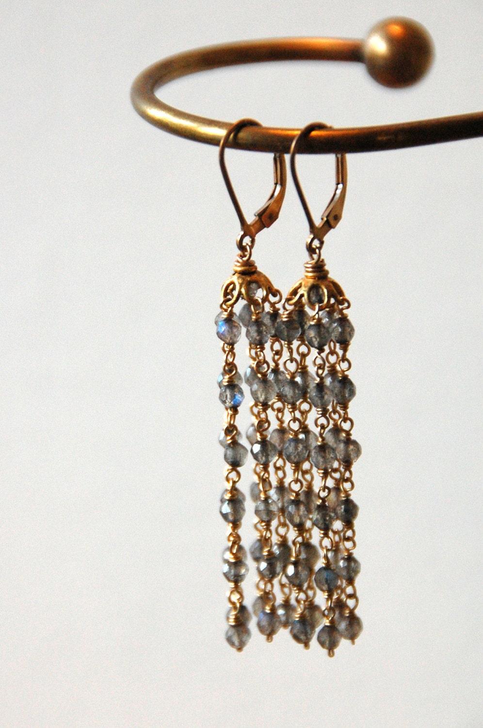 Labradorite Earrings - 14k Gold Filled