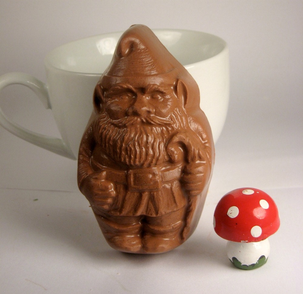 Dirty Gnome Soap, Dirt Scented Shea Butter Soap, Vegan Gnome Soap, Brown Soap, outdoors