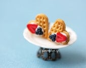 Waffle Post Earrings - Berrylicious - Waffle Collection