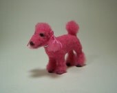 Missy, the pink poodle - a ooak figure by CWPoppets