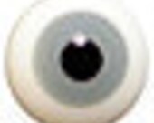 3 mm pair of German Glass Eyes "pale blue/grey"