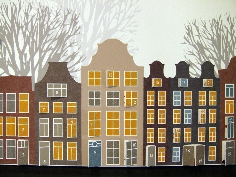 Amsterdam Advent Calendar (2) - Custom Order for Alice