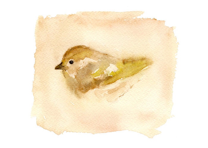 A Bird I Once Knew -  archival print from my original watercolor painting