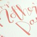 Happy Mother's Day letterpress card