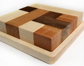 wooden toy building block puzzle with tray