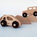 wooden toy car and truck with hills, eco-friendly toy