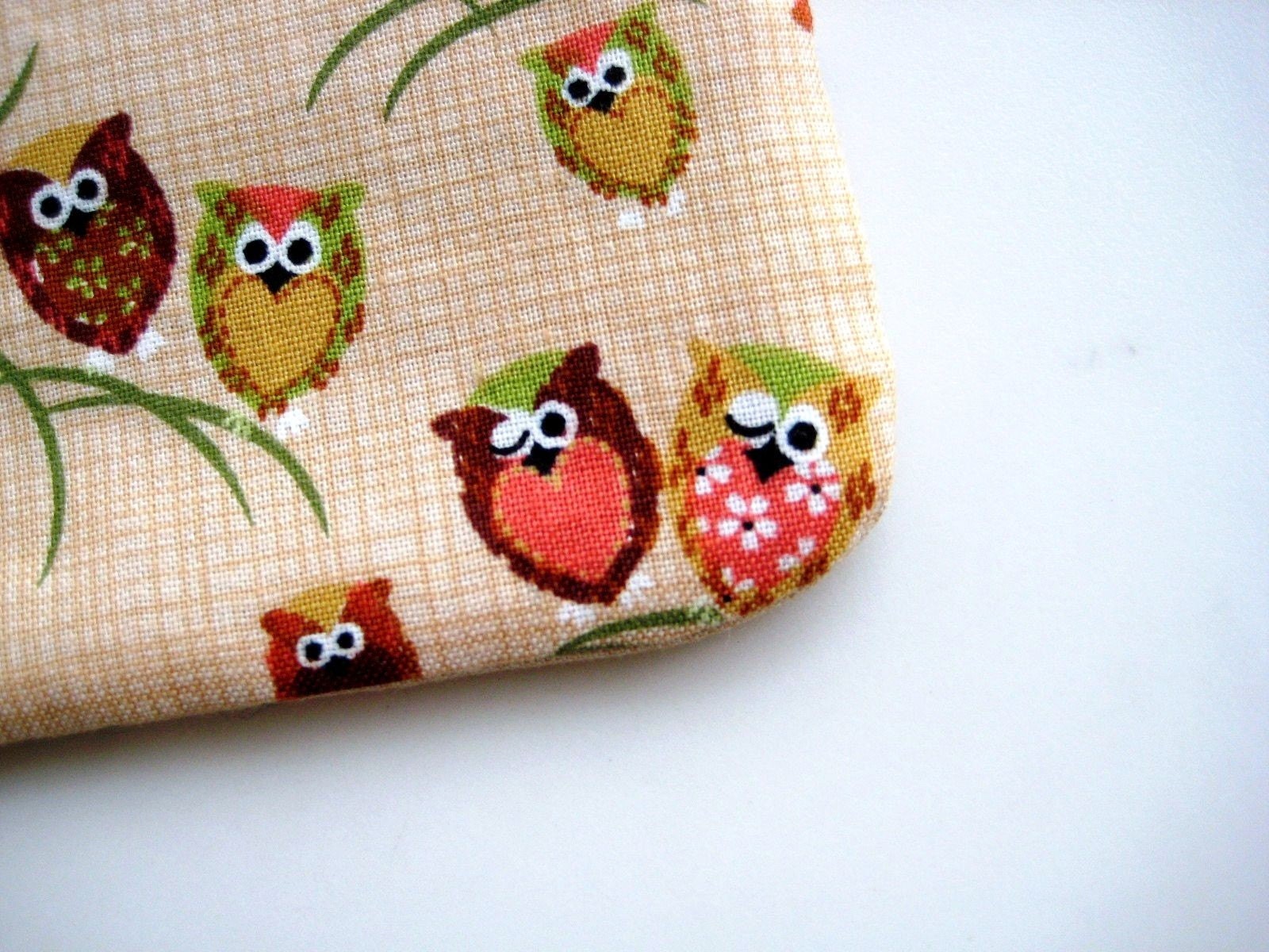 NEW MiniDuo all-in-one Zip Pouch - Hoot Hoot Owl (Oat)