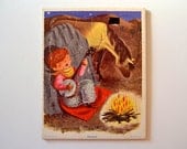 50's Vintage Playskool Cowboy Puzzle by Golden Press