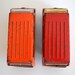 Retro 1960's Tonka Toy Van Pair - Red and Orange Vans