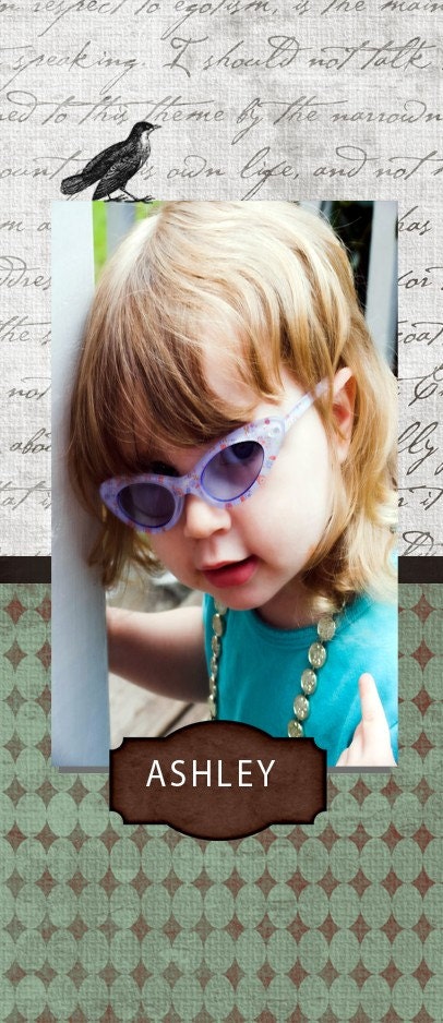 Personalized play date brag book calling card love notes tucked in cards to friends and family baby shower gifts