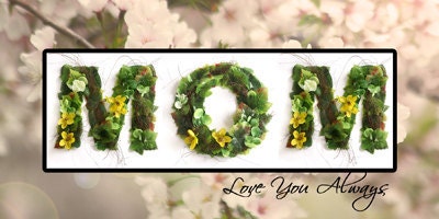 Mother's Day Personalized Print 7 x 14