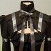 Victorian black and gray shrug