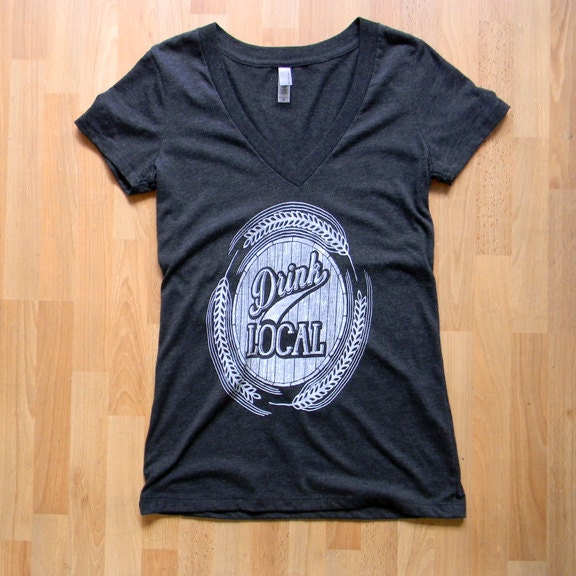 Drink Local - Ladies v-neck