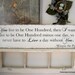 If You live to be One Hundred / WINNIE THE POOH Vintage Wedding Sign 32 x 8 1/2