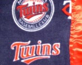 Fleece Pillowcase with MN Twins Print