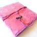 Pink Fabric Notebook
