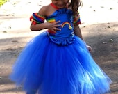 Last One Custom Made Rainbow Brite Halloween Costume tutu Dress up Set 12 months 2t 3t 4t 5t