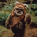Star Wars Ewok Fur Ooak .12cm. Dark Green.