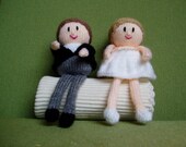 Custom Made Bride and Groom Wedding Toppers