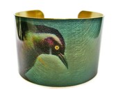 Bird brass cuff bracelet Free Shipping to USA