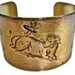 Aries Zodiac Astrology Horoscope cuff bracelet brass or stainless steel