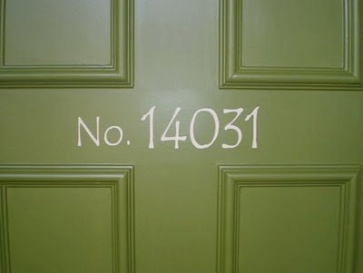 House Numbers Door Decor Custom Made Vinyl  Mailbox address numbers Outdoor Exterior Front porch decor