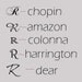 Alphabet Monogram Decal vinyl letter for your MailBox, Vehicle Window, Laptop, surfaces- Indoor outdoor