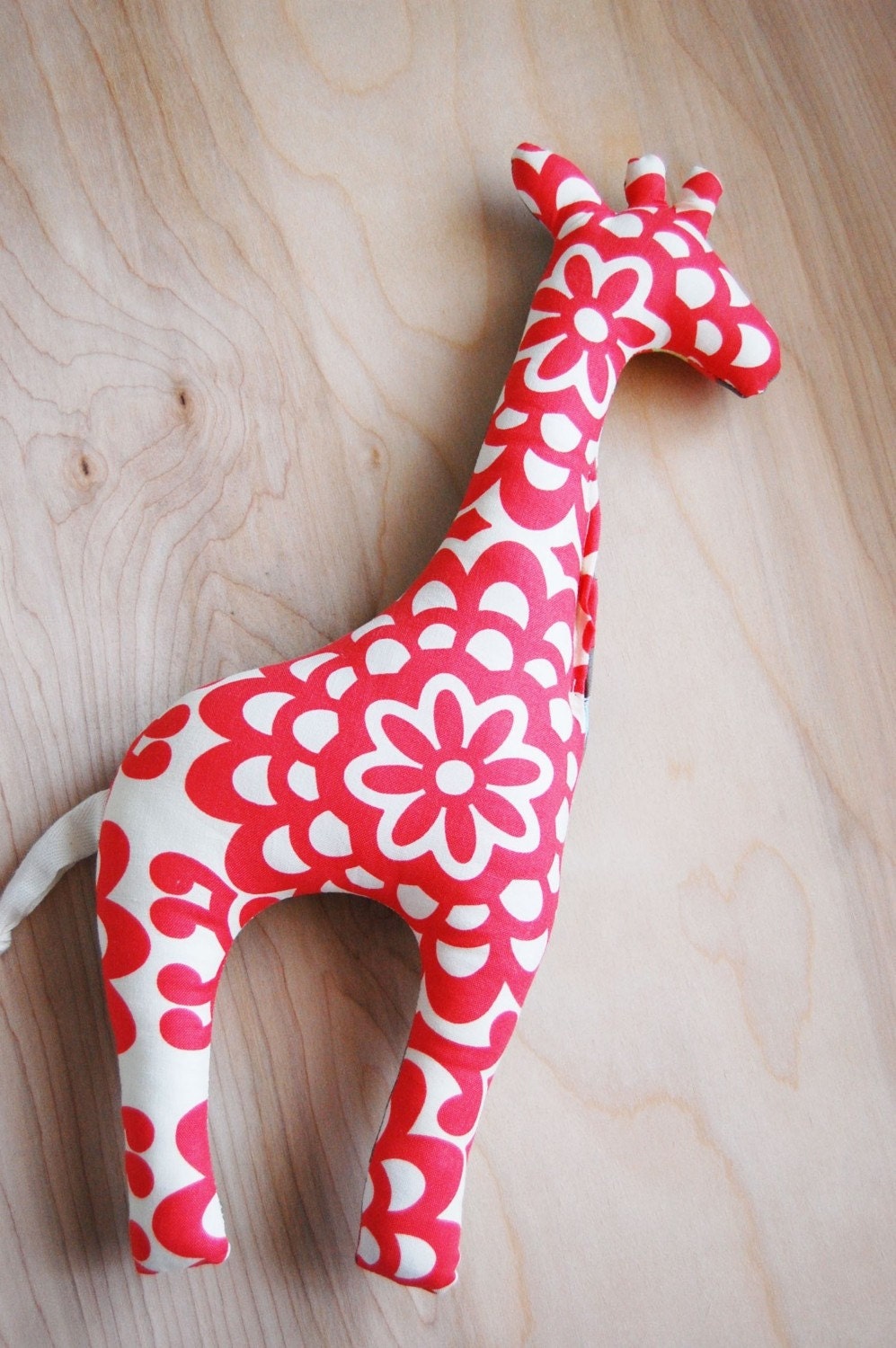 giraffe stuffed toy. cherry wallflower