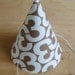 helvetica 3rd birthday party hats set of 8