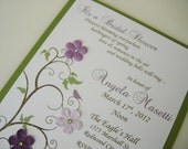 Birds and Flowers in a Tree Invitations