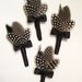 Guinea Feather Wedding Boutonniere