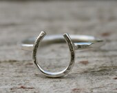 Lucky Horseshoe Ring in Gold Fill - Petite