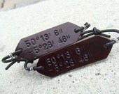 His and Hers Adjustable Leather - Latitude/Longitude signet wristbands - set of two