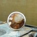 Petrified Wood Ring, Artisan Ring, Gemstone Ring, Sterling silver Ring,cocktail ring, Size 7