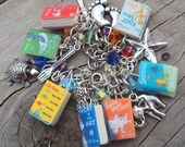 ADULT SIZE DrSeussy Books Fringe Charm Bracelet