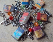 ADULT SIZE Canadian UK covers HarryPottter Books Fringe Charm Bracelet